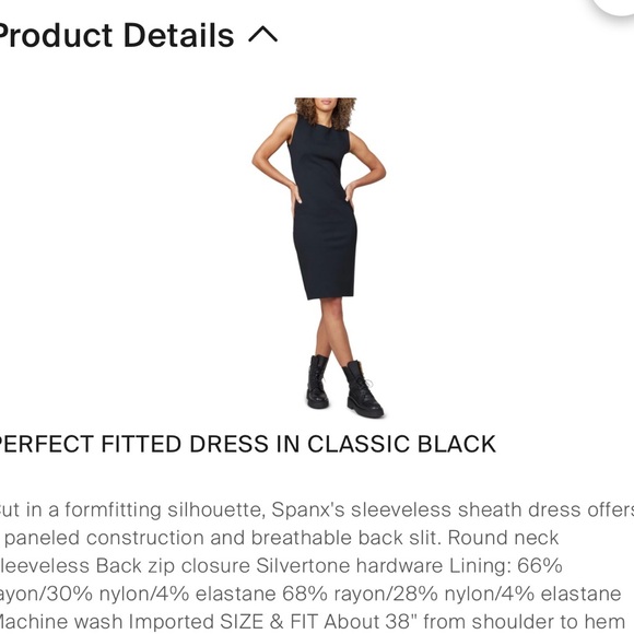 SPANX Perfect Fitted Dress 🖤 - Picture 13 of 13